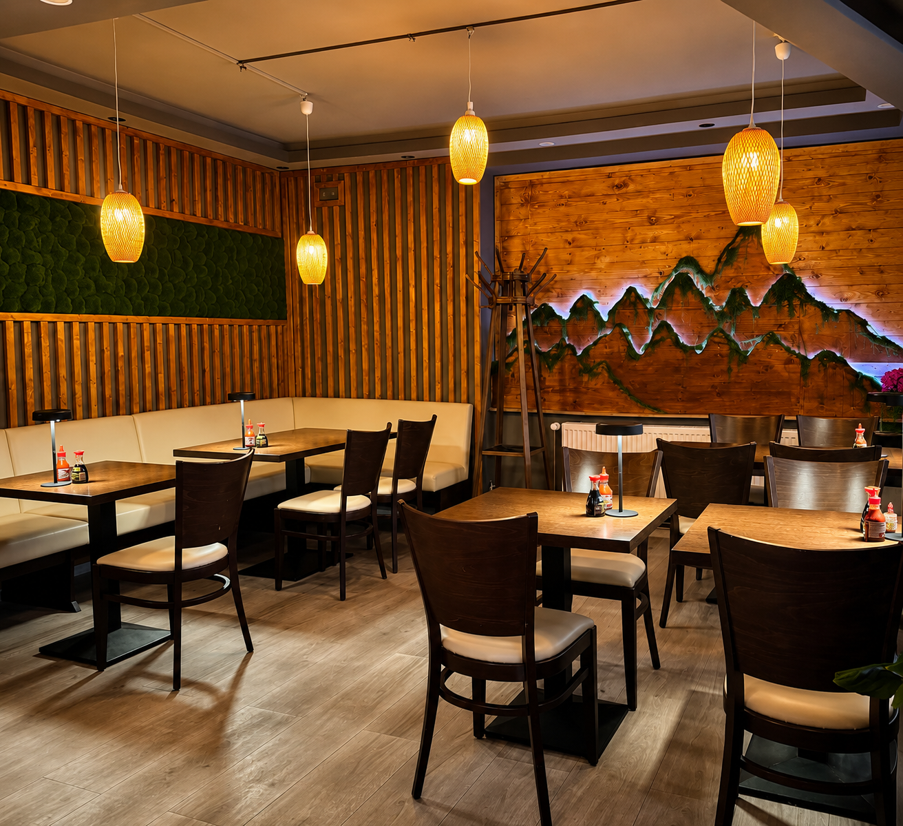 Innenraum des TokySen Restaurants